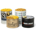 2 Gallon 3-Way Popcorn Sampler Custom Tin